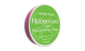 Проволока для бисероплетения «Фиолетовая», медь, Ø 0.3мм, 10м, Hobby Time