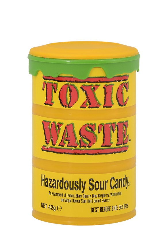 Леденцы Toxic Wastle Original Drum (Токсик Классическая бочка желтая), 42г 3106590 — 1
