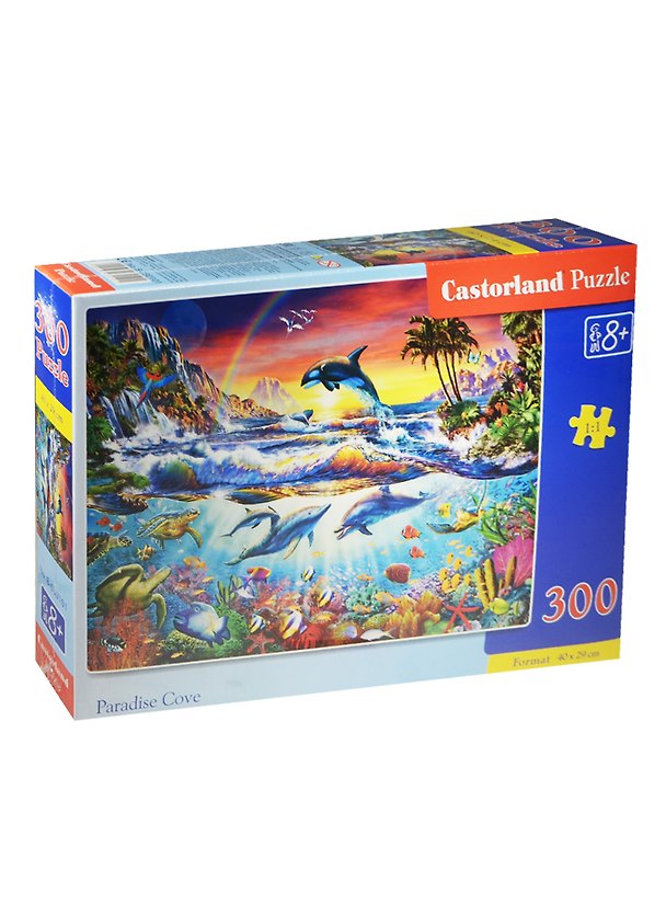 Пазлы 300 B-030101 Райская бухта (40х29см) (8+) (коробка) (Castorland) 2495563 — 1