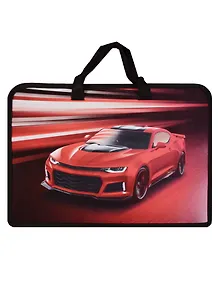 Папка для тетрадей А4 на молнии с трех сторон "Автостиль" с ручкой