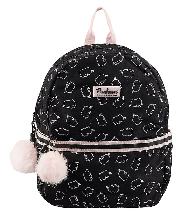 Рюкзак «Pusheen», для ноутбука, 38,5 см, чёрный, полиэстер, Academy Style 3037605 — 1