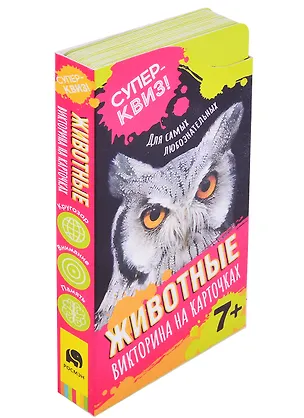 Книга Животные. Викторина на карточках (Юстина Коласинская)