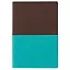Ежедневник Escalada «Сафьян», шоколадно-бирюзовый, 160 листов, недатированный, А5 — 248369 — 1