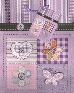 Пакет подарочный бумажный А5 18*23*10 мат. ламинат, глиттер, 3D, HX-9167-70M, ассорти, Хансибэг