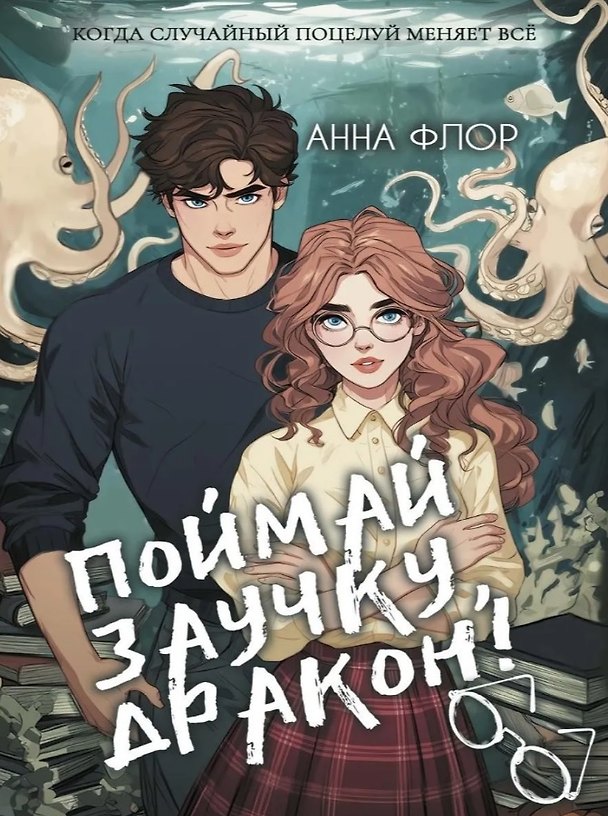 Книга Поймай заучку, дракон! Истинное невезение короля академии (Анна Флор) — 1