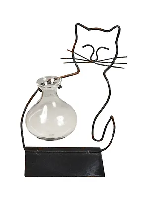 Декоративное изделие Кошка с вазочкой (12х7х18,5см) (222-170) 2519350