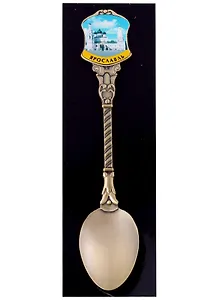 Ложка сувенирная Ярославль Церковь Ильи пророка (металл фольга цвет бронза)