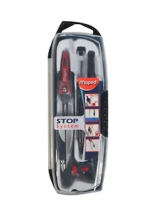 Готовальня 5 предм., "Stop System", подвес, Maped