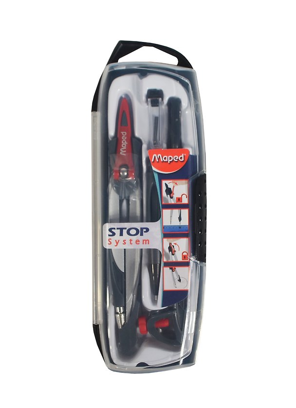 Готовальня «Stop System», 5 предметов, Maped 225883 — 1