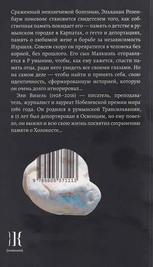 Книга Забвение (Эли Визель) — 2