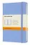Записная книжка А6, 96 листов в линейку "Classic Pocket", твердая обложка, голубая гортензия, резинка, Moleskine — 255758 — 3