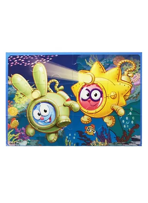 Мягкие пазлы Смешарики А5 (VT1103-40) (12 элементов) (4 мм) (235х165мм) (3+) (упаковка) 2492390