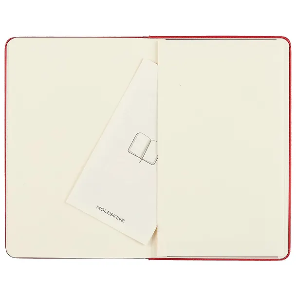 Записная книжка «Classic Medium» А6+, 120 листов в линейку, красная, Moleskine 251294 — 4