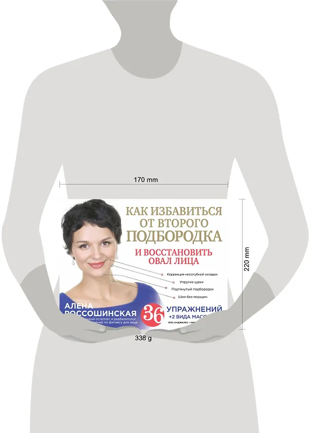 Книга Как избавиться от второго подбородка и восстановить овал лица (Алена Россошинская) — 5