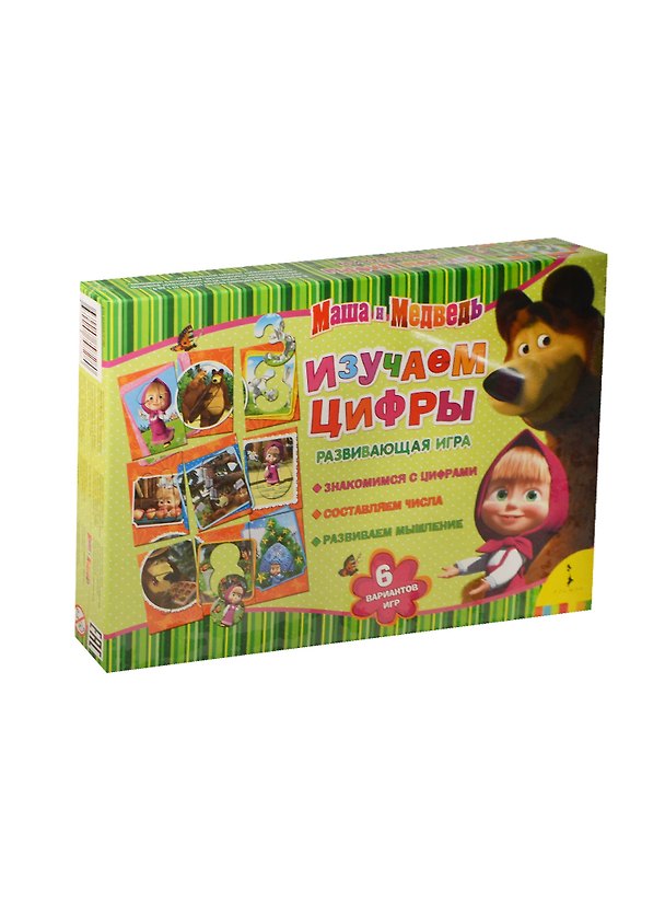 Настольная игра «Маша и Медведь. Изучаем цифры», Маша и Медведь 2451305 — 1