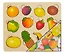 Пазл-рамка "Часть и целое. Фрукты" с разрезными вкладышами внутри, 24 детали, 2 слоя — 3068938 — 1