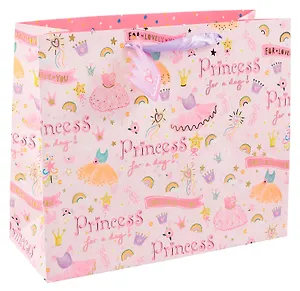 Пакет А4 26*32*12 "Принцесса" дет., бум.мат.ламинат