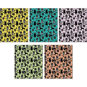 Тетрадь в клетку Unnika, "Игривые коты (графика)", А5, 48 листов