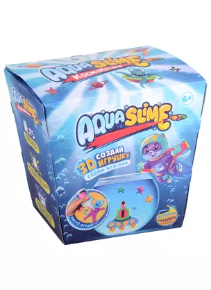 Aqua Slime. Средний набор для изготовления фигурок из цветного геля — 2907565 — 1