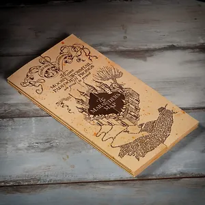 Сувенирная Карта мародёров на пергаметной бумаге Гарри Поттер (22х47) (Map001)