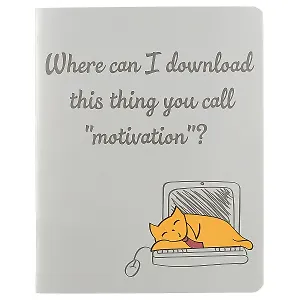 Тетрадь в клетку Academy Style, "Оранжевый кот", 48 листов, в ассортименте