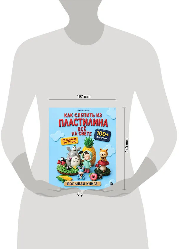 Книга Как слепить из пластилина всё на свете. От пончика до тоторо. 100+ фигурок. Большая книга (Цяошоу Цзецзе) — 5