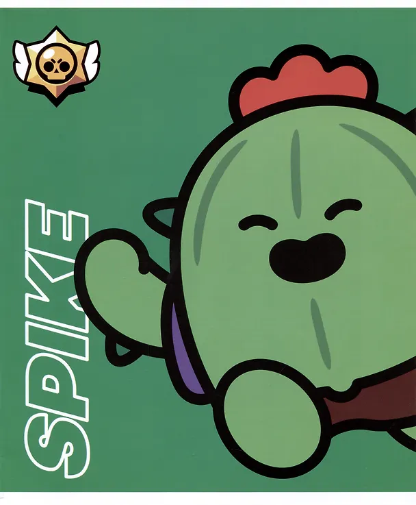 Тетрадь в клетку Премьера Паблишинг «Brawl Stars. Принт» в ассортименте, 24 листа 2983793 — 5