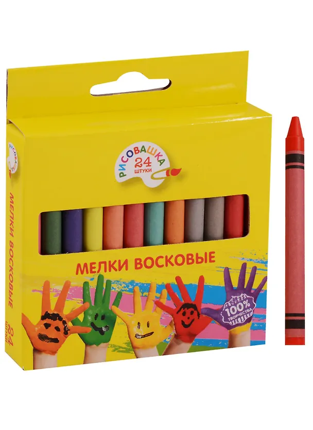Восковые мелки «Рисовашка», 24 цвета 240853 — 3