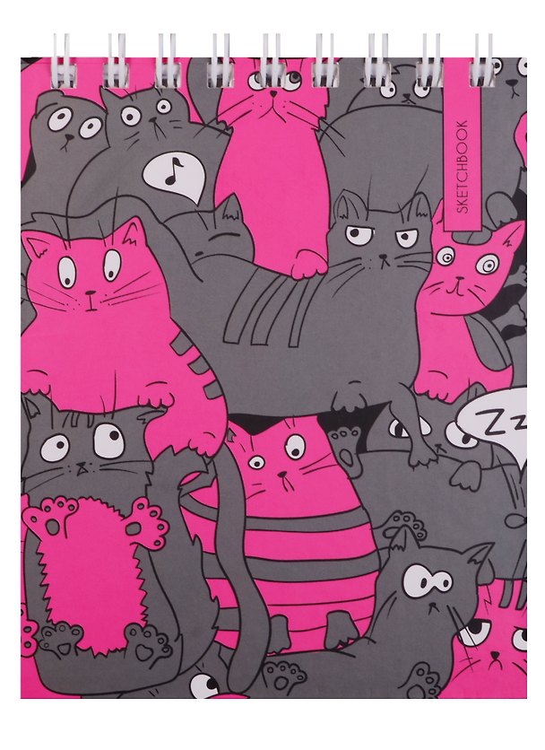 Скетчбук «Кототерапия», А6, 80 листов, Listoff 244176 — 1