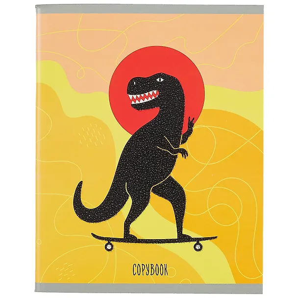 Тетрадь общая «День Dino» в ассортименте, 96 листов в клетку, А5 - Listoff 259599 — 4