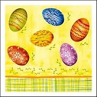 Салфетки Daisy бум. сервиров. Пасха (SDWL000101) (33х33) (20шт) (3сл)