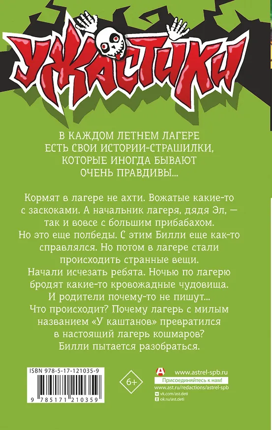 Книга Лето кошмаров (Роберт Стайн) — 2