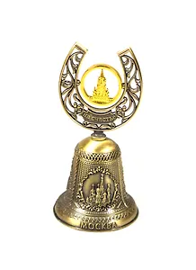 Колокол-подкова Москва Спасская башня (металл цв.бронза) (040BR-P-8-21-1G)
