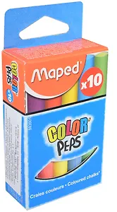 Мелки цветные круглые, 10 шт., Maped