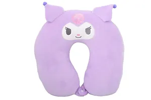 Подушка на шею с кнопкой, (30х30 см), (фиолетовый), Sanrio