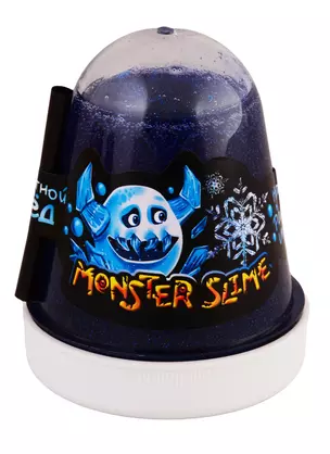 Слайм MonsterS Slime - Цветной Лед голубой 130гр. — 2770525 — 1