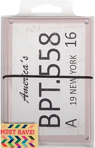 Автодокументы Номерной знак BPT-558 (белый)