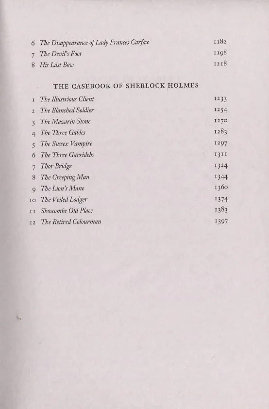 Книга Sherlock Holmes : The Complete Stories (Артур Конан Дойл) — 7