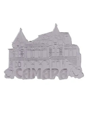 ГС Магнит Самара Драматический театр зеркальный серебро (акрил) (7,5см) 2645584