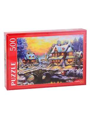 Пазл Снежный пейзаж ТМ Рыжий кот 500 элементов Ф500-5138 2798128