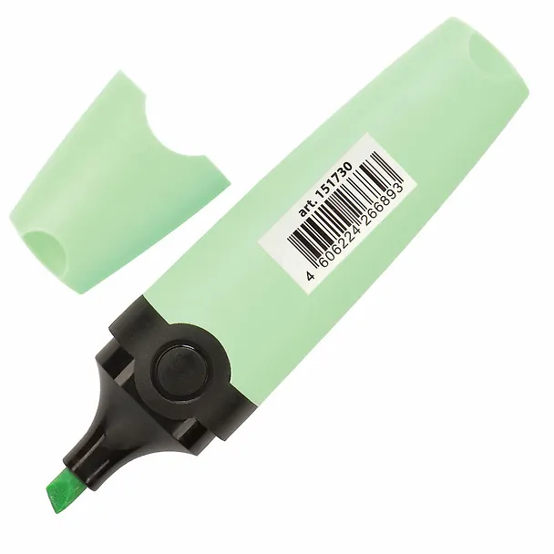 Текстовыделитель Brauberg, Delta Pastel, мятный 1-5 мм 2937343 — 6