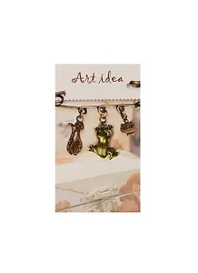 Кулоны в асс.1 Лягушка бронзовая (QA 324) (14021154) (упаковка)