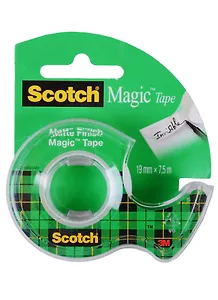 Лента клейкая невидимая MAGIC, 19мм*7,5м, Scotch
