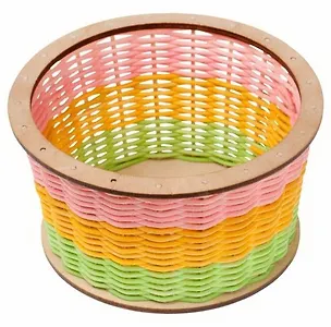 Набор для плетения KidsCraft № 2 (КС202) (корзинка) (16х16см) (круг средний) 2343775