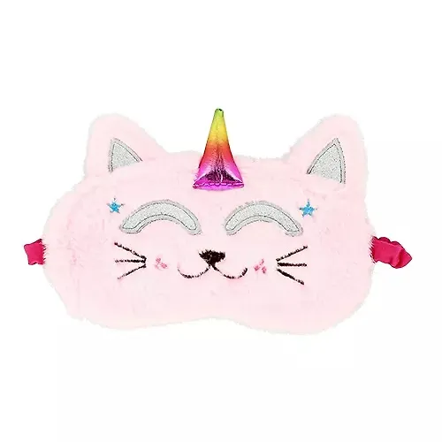 Маска для сна `MISS PINKY` `BASIC` мягкая (Котик розовый) (181014) 3002222 — 1