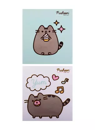 Блоки для записей 02шт 50л "Pusheen" инд.уп. — 256947 — 1