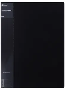 Папка 80ф А4 "STANDARD" пластик 0,8мм, черная