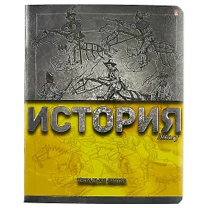 Тетрадь предметная в клетку Альт, "Металлографика New. История", 48 листов