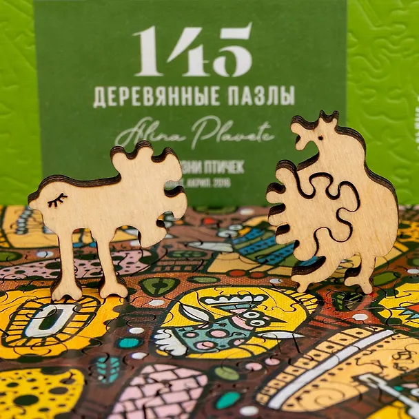 Пазл деревянный Из жизни птичек DaVICI 145 элементов 2778456 — 3