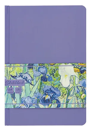 Скетчбук А5 64л "Van Gogh Сollection. Ирисы" 100г/м2, тв.обложка 3072802